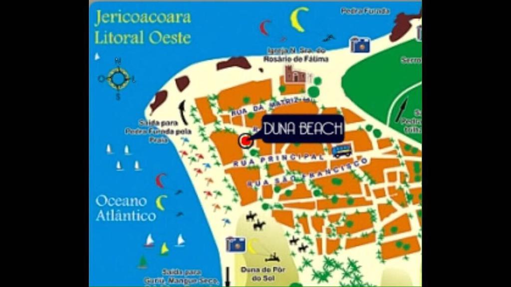 Pousada Duna Beach Жижока-ді-Жерікуакуара Екстер'єр фото